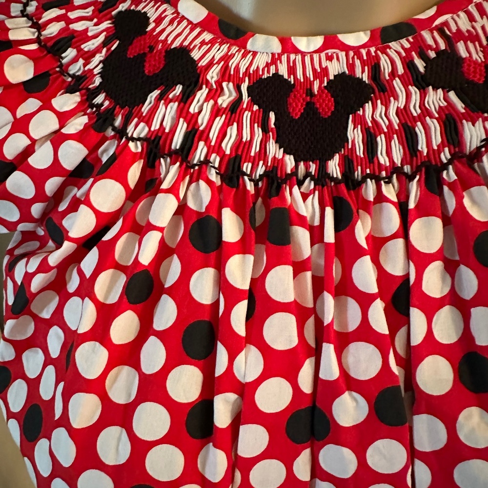 Minnie Mouse- Lolly Wolly Doodle - Smocked Dress NEW W/OUT TAGS Size 12